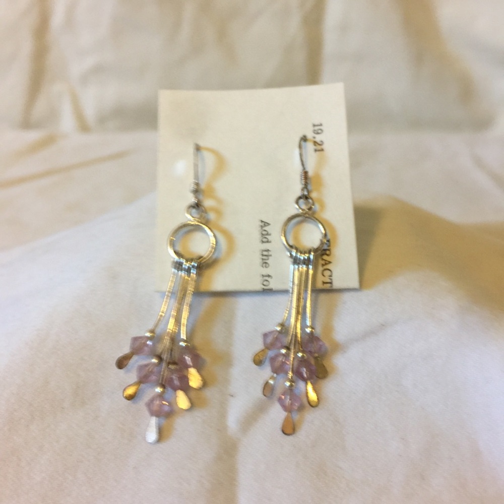 Stunning silver earrings